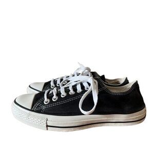 Converse Chuck Taylor All Star Black Shoes Low Top Junior Size 3